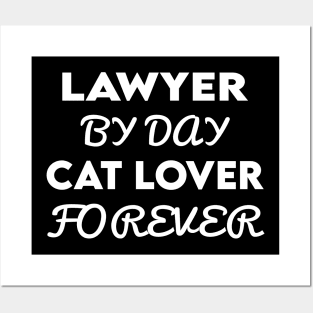 lawyer cat Posters and Art